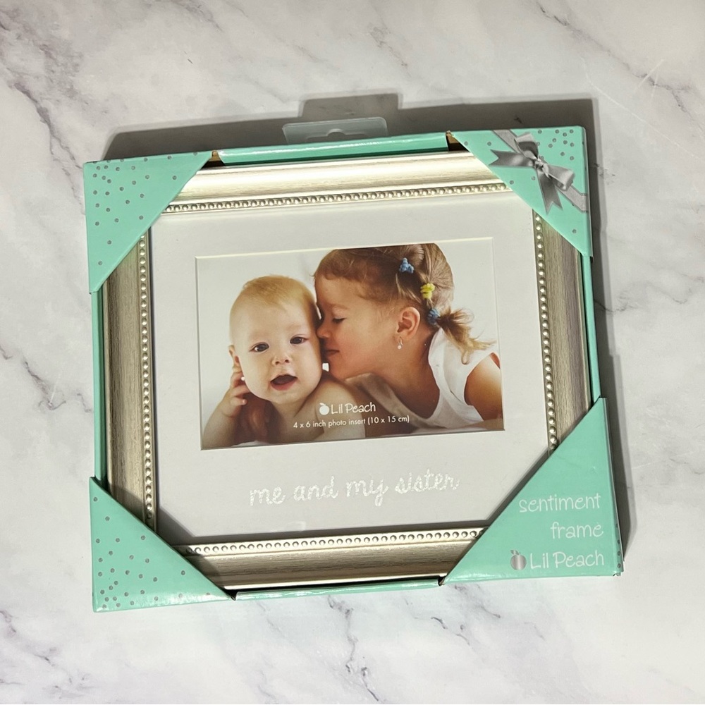 New “Me and My Sister” 4x6 Frame
